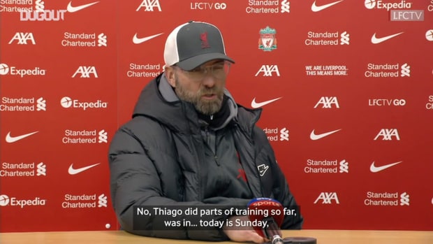 Klopp gives Thiago update ahead of Newcastle clash